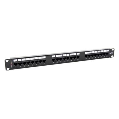 Picture of DYNAMIX 24 Port 19' Cat5e UTP Patch Panel, T568A & T568B