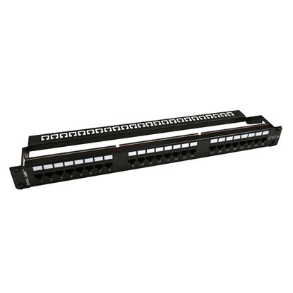 Picture of DYNAMIX 24 Port 19' Cat6 UTP Patch Panel with plastic labelling