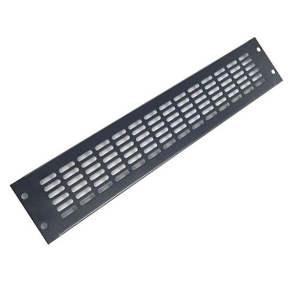 Picture of DYNAMIX 2RU Vented Blanking Panel. Black Colour