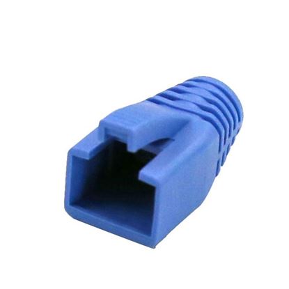 Picture of DYNAMIX Strain Relief Boot, OD: 7.5mm, Colour Blue. 20 Pack.