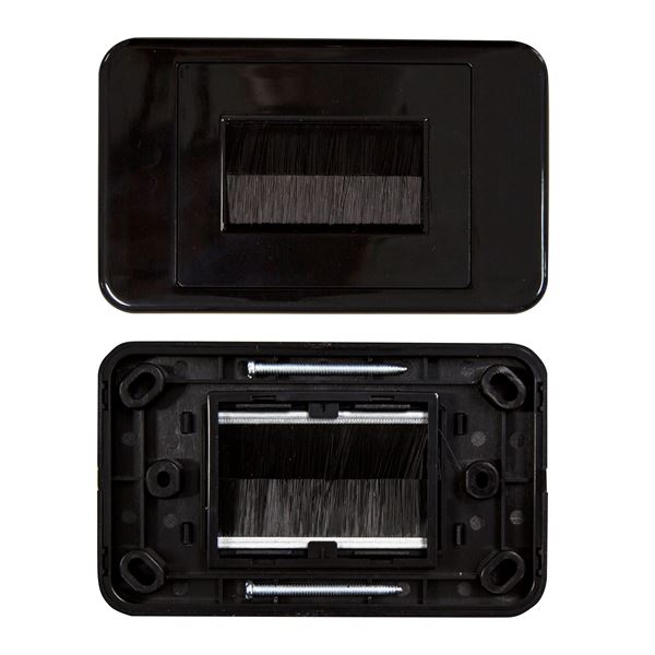 Picture of DYNAMIX AV Brush Plate. Ideal for Streamlining your Home Theater,
