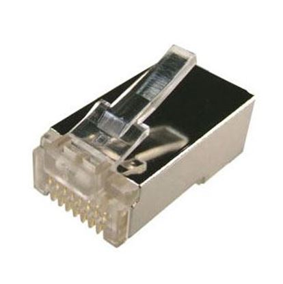 Picture of DYNAMIX Cat5E Modular Shielded Plugs in 100pc Jar.
