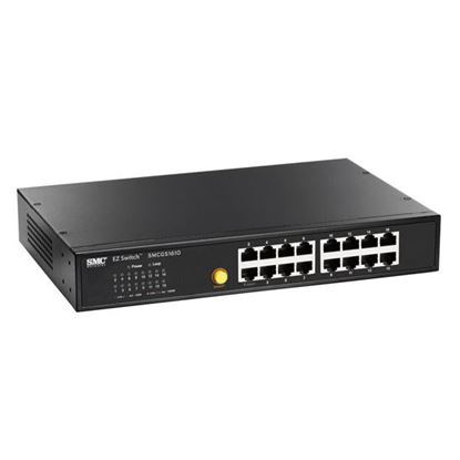 Picture of SMC 16 Port Gigabit Unmanaged Switch 10/100/1000Mbps. Including