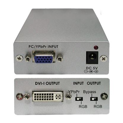 Picture of CYP VGA to DVI-D Active Converter. Supports up to 1600x1200@60Hz.