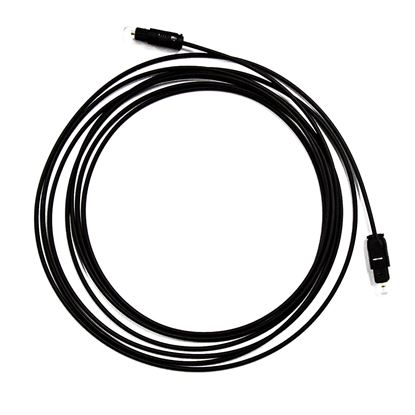 Picture of DYNAMIX 1m Toslink Slimline Audio Optic Cable. OD: 2.2mm