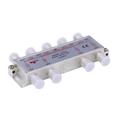 Picture of TRIAX RF 8-Way Splitter 5-2400MHz. All ports power pass - diode