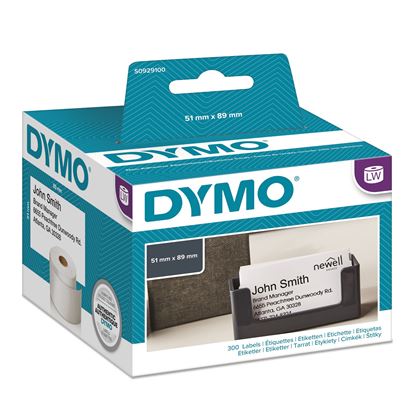 Picture of DYMO Genuine LabelWriter Name Badge Cards, 51mm x 89mm Non Adhesive,