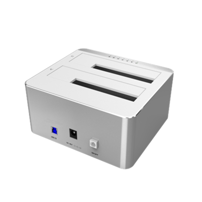 Picture of UNITEK USB3.0 to Dual SATA HDD Aluminium Docking Station with