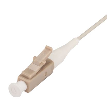 Picture of DYNAMIX 2M LC Pigtail OM4 1x Piece White, 900um Multimode Fibre, Tight