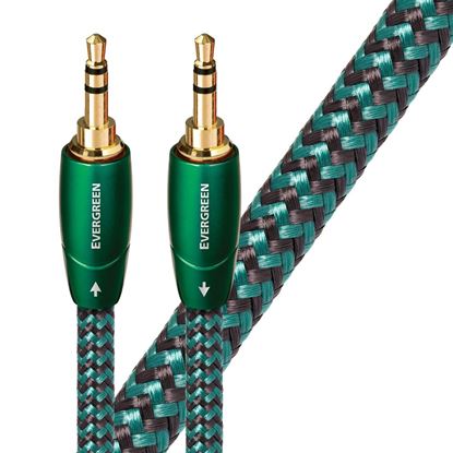 Picture of AUDIOQUEST Evergreen 1.5M 3.5mm M - 3.5mm M. Solid Long Grain Copper.