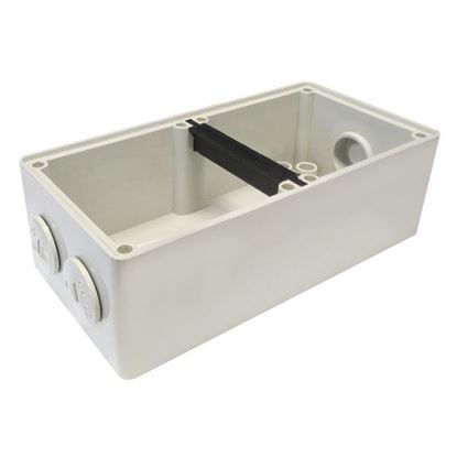 Picture of TRADESAVE Mounting Base 2 Gang IP66, Stainless Steel Cover