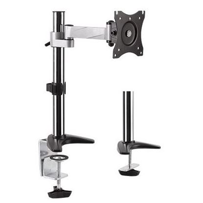 Picture of BRATECK 13"-27" Single Monitor Desk Mount. Max Load 8kgs. Rotate