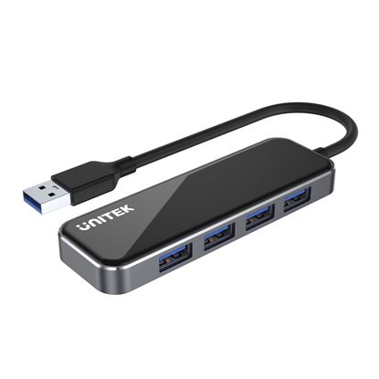 Picture of UNITEK USB 3.1 Mulit-Port Hub with USB-A Connector. Includes 4x USB-A