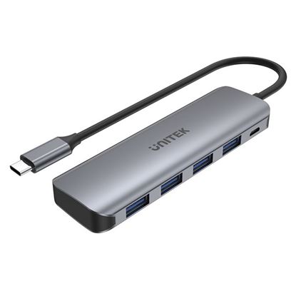 Picture of UNITEK USB 3.1 4-in-1 Multi-Port Hub with USB-C Connector.