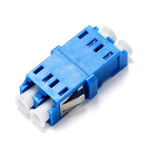 Flangeless Fibre LC/LC Duplex Single-mode Joiner, Ceramic