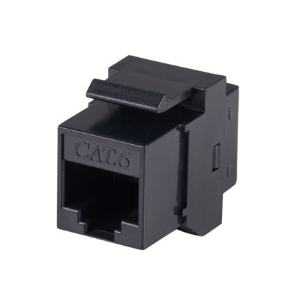 Picture of DYNAMIX Cat6 Rated RJ45 8C Joiner, 2-Way (2x RJ45 Sockets)