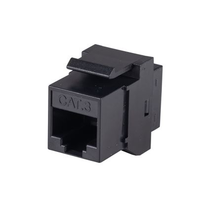 Picture of DYNAMIX Cat3 Rated RJ45 8C Joiner, 2-Way (2x RJ45 Sockets)