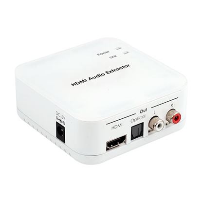 Picture of CYP HDMI Audio Extractor. 1x HDMI input. 1x HDMI (audio video) out.