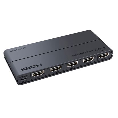 Picture of LENKENG 4 in 1 Out HDMI Switch. Supports UHD 4K2K@30/60Hz.