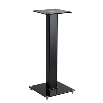 Picture of BRATECK 23.6" Aluminium/Glass Floor Standing BookShelf Speaker Stands.