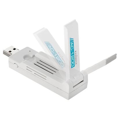 Picture of EDIMAX AC1200 Wireless Dual-Band USB Adapter. 802.11ac standard,