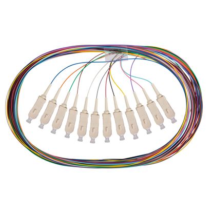 Picture of DYNAMIX 2M SC Pigtail OM3 12x Pack Colour Coded, 900um Multimode