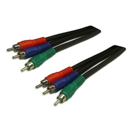 Picture of DYNAMIX 15m Component Video Cable 3 to 3 RCA coloured Red, Blue &