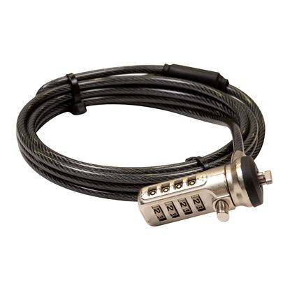 Picture of DYNAMIX 2m Locking Security Cable for use with Kensington Security