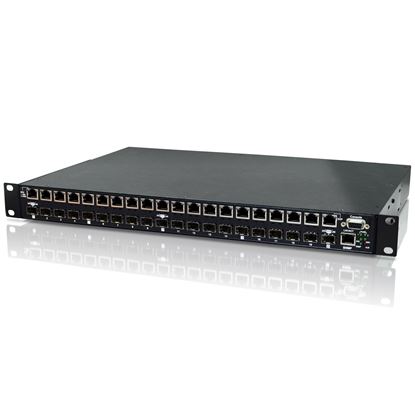 Picture of CTC UNION 20 Port Unmanaged SFP Patching HUB. Converts 100/1000Base