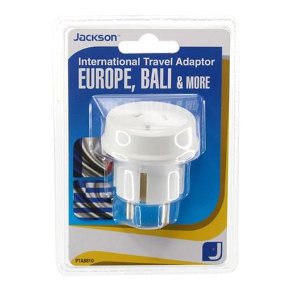Picture of JACKSON Outbound Travel Adaptor. Converts NZ/AUS Plugs for use in
