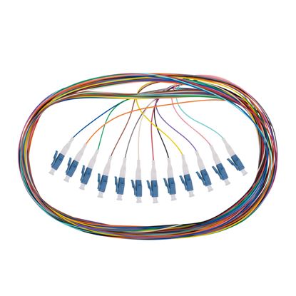 Picture of DYNAMIX 2M LC Pigtail G657A1 12 Pk Colour Coded, 900um Single-mode