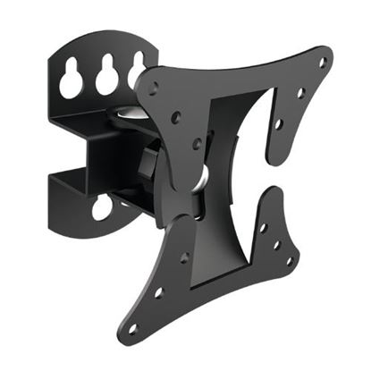 Picture of BRATECK 13'-27' Monitor wall mount. Pivot, tilt, and swivel.