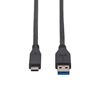 Picture of DYNAMIX 1M, USB 3.1 USB-C Male to USB-A Male Cable. Black Colour.