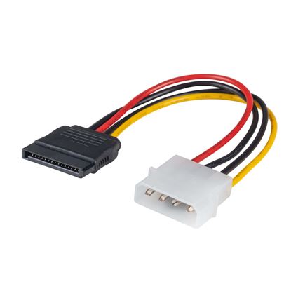 Picture of DYNAMIX 0.17m Serial ATA Power Cable - Converts a standard 5.25