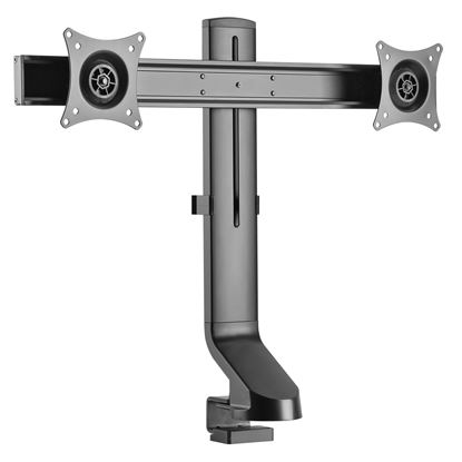 Picture of BRATECK 17-27' Dual monitor desk mount. Sit/Stand workstation