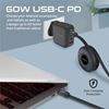Picture of PROMATE 3in1 USB-C Retractable Data & Charge Cable with Changeable