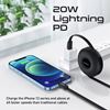 Picture of PROMATE 3in1 USB-C Retractable Data & Charge Cable with Changeable
