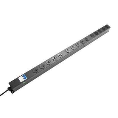 Picture of DYNAMIX 15 Outlet Vertical Power Rail (10A) with 6kA C-Curve MCB