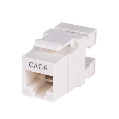 Picture of DYNAMIX Cat6 Keystone RJ45 Jack for 110 Face Plate. T568A/T568B