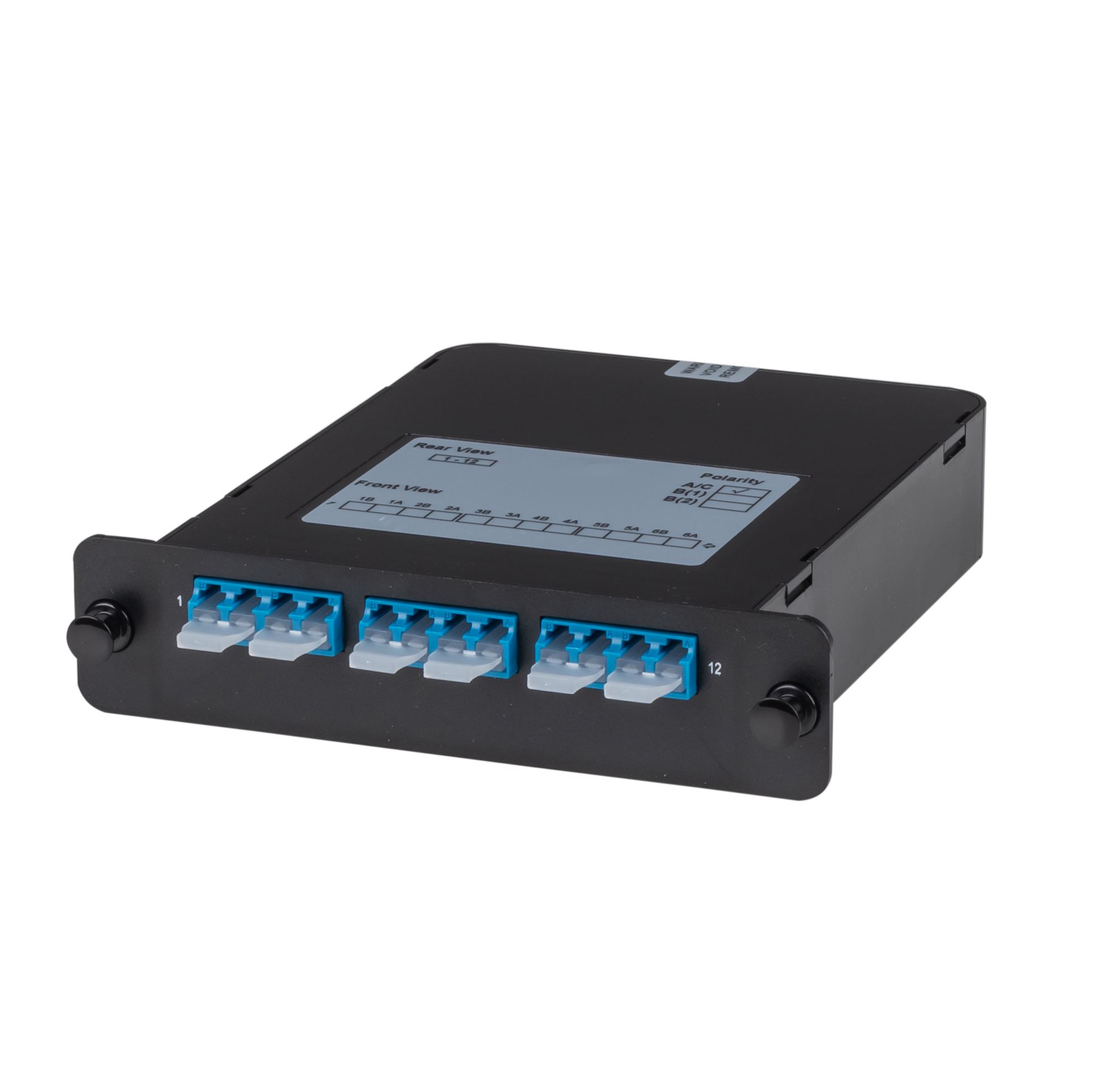 MPO SM 3 Port LC Quad Single-mode 12 Fibre Cassette.