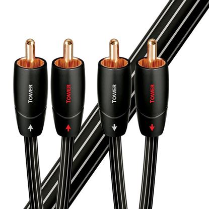 Picture of AUDIOQUEST Tower 0.6M 2 to 2 RCA Male. Solid Long Grain Copper