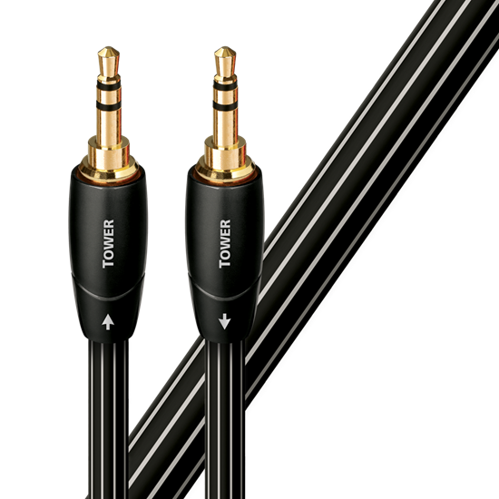 Picture of AUDIOQUEST Tower 1.5M 3.5mm M to 3.5mm M. Solid Long Grain Copper.