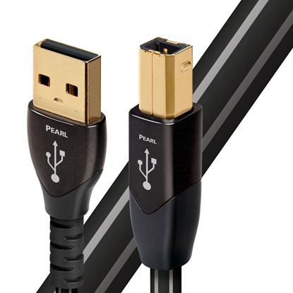 Picture of AUDIOQUEST Pearl 1.5M USB2A-B Solid long-grain copper. Hard cell