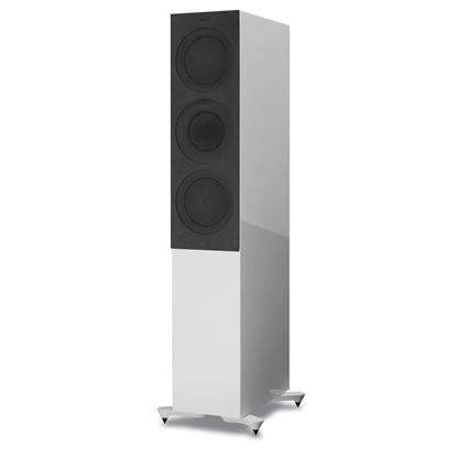 Picture of KEF Microfibre Grilles to fit KEF R7. Colour - Grey. SOLD AS A PAIR