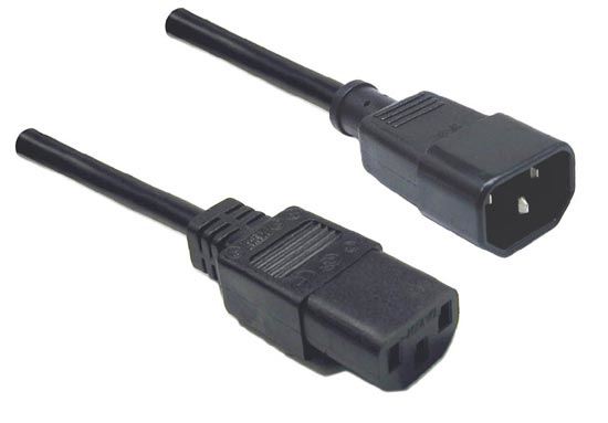 DYNAMIX 3M IEC Male to Female 10A SAA Approved Power Cord.