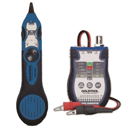 Picture of GOLDTOOL 3-IN-1 Tracer & Toner Cable Tester Kit.