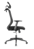 Picture of BRATECK Office Chair with Headrest. Ergonomic & Breathable Mesh Back.