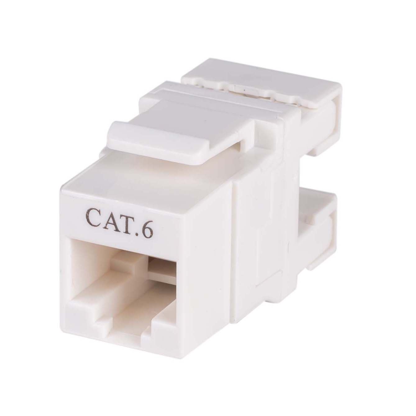 Cat6 Keystone RJ45 Jack For 110 Face Plate. T568A/T568B Wiring. 180 Jack.