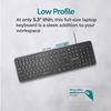 Picture of PROMATE Ultra-Slim Wired Keyboard with Angled Kickstand. Dedicated