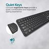 Picture of PROMATE Ultra-Slim Wired Keyboard with Angled Kickstand. Dedicated